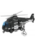 Детска играчка Raya Toys - Полицейски хеликоптер, черен Детска играчка Raya Toys - Полицейски хеликоптер, черен
