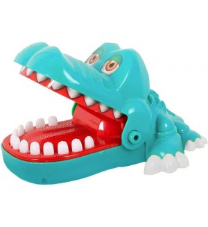 Детска играчка Raya Toys - Приключение с кркодил, син Детска играчка Raya Toys - Приключение с кркодил, син