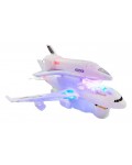 Детска играчка Raya Toys - Самолет и космическа совалка, със светлини и звуци