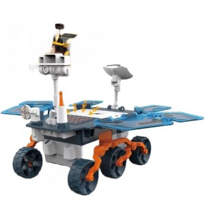 Детска играчка за сглобяване Raya Toys - Соларен робот Марсоход, 46 части, син Детска играчка за сглобяване Raya Toys - Соларен робот Марсоход, 46 части, син