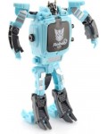 Детска играчка Raya Toys - Трансформиращ се робот-часовник, син