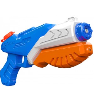 Детска играчка Raya Toys - Воден пистолет, синьо-бял