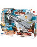 Детска играчка RS Toys - Изтребител, със звук и светлина, бяла светкавица
