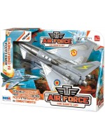 Детска играчка RS Toys - Изтребител, със звук и светлина, бяла светкавица