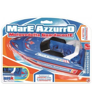 Детска играчка RS Toys - Моторна лодка, брегова охрана