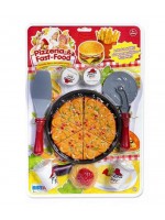 Детска играчка RS Toys – Пица, с аксесоари