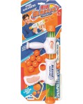 Детска играчка RS Toys - Пушка-помпа с меки топчета, 6 броя
