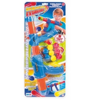 Детска играчка RS Toys - Пушка-помпа с меки топки