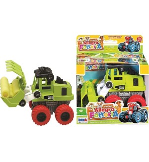 Детска играчка RS Toys - Трактор с кофа и щипка
