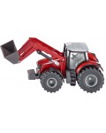 Детска играчка Siku - Трактор Massey Ferguson с челен товарач, 1:50