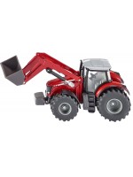 Детска играчка Siku - Трактор Massey Ferguson с челен товарач, 1:50