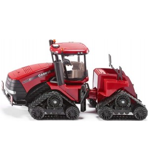 Детска играчка Siku - Високопроходим, верижен трактор Case IH Quadtrac 600