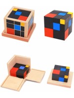 Детска играчка Smart Baby - Триномен куб на Монтесори
