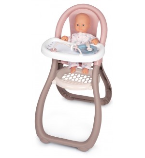 Детска играчка Smoby - Столче за хранене на кукли