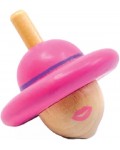 Детска играчка Svoora - Дамата, дървен пумпал Spinning Hats