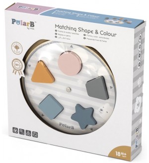 Детска играчка Viga Polar B - Сортер с цветове и форми