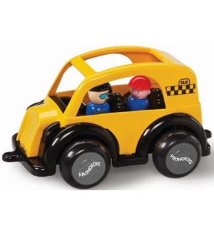 Детска играчка VikingToys - Ню Йоркско такси, с 2 човечета, 25 cm