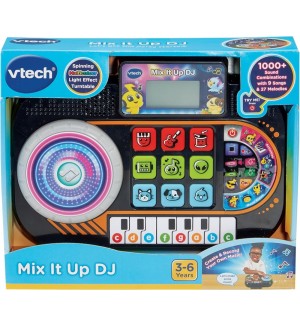 Детска играчка Vtech - Интерактивен DJ пулт, Mix It Up, черен