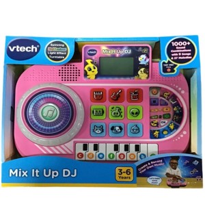 Детска играчка Vtech - Интерактивен DJ пулт, Mix It Up, розов