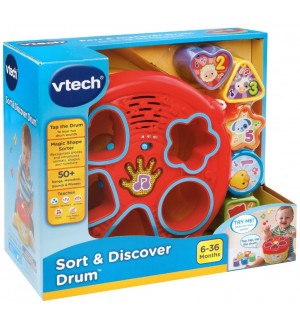 Детска играчка Vtech - Музикален барабан и сортер