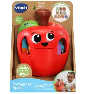 Детска играчка за сортиране Vtech - Ябълка, с формички