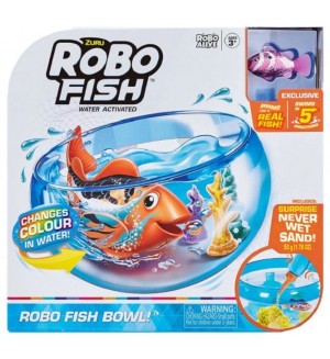 Детска играчка Zuru - Робофиш в аквариум, розова Детска играчка Zuru - Робофиш в аквариум, розова