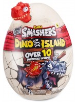 Детска играчка Zuru - Smashers Dino Island: Епично яйце с червен динозавър