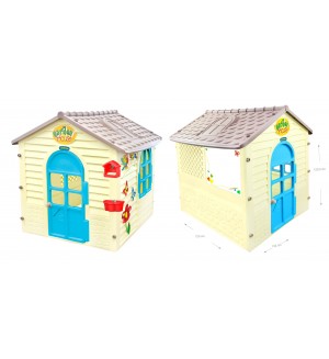 Детска къщичка Mochtoys - С дъска за рисуване