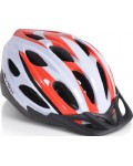 Детска каска Byox - Y02, L  (58-62 cm), Червена/бяла