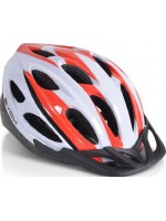 Детска каска Byox - Y02, L  (58-62 cm), Червена/бяла