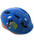 Детска каска E&L cycles - Mickey Mouse, 52-56 cm, синя
