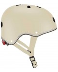 Детска каска Globber - Primo Lights, XS/S, 48-53 cm, бежова