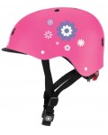 Детска каска с принт и светлина Globber - XS/S, розова Детска каска с принт и светлина Globber - XS/S, розова