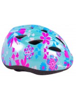 Детска каска за велосипед  E & L cycles - Розови цветя