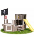 Детска катерушка Ginger Home - Пиратски кораб, с пързалка и пясъчник 310 х 320 х 180 cm