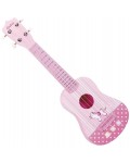 Детска китара със силиконови струни Sonne - Pink Deep Co, 57 cm