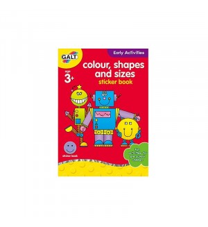Детска книжка Galt Early Activities – Цветове, форми и размери                                                     