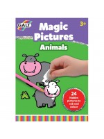 Детска книжка изтрий и оцвети Galt – Животни