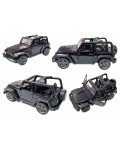 Детска кола Raya Toys - Джип, с музика и светлини, черна