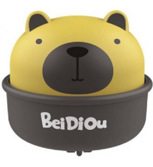 Детска количка за игра Raya Toys - Жълто мече