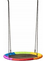 Детска кръгла люлка Woody - дъга, 100 cm