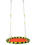Детска кръгла люлка Woody - Оранжева, 103 cm