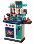 Детска кухня Buba - Kitchen Chef, синя, 53 части