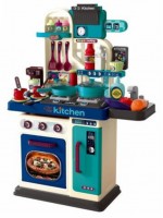Детска кухня Buba - Kitchen Chef, синя, 53 части