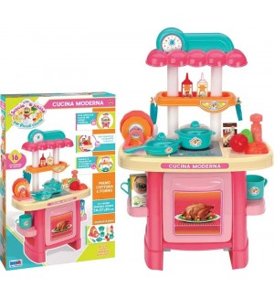 Детска кухня RS Toys - С аксесоари, 54 cm