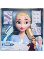 Детска кукла Just Play Disney - Направи прическа на Елза