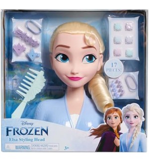 Детска кукла Just Play Disney - Направи прическа на Елза