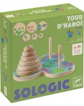 Детска логическа игра Djeco Sologic - Кулите на  Ханой