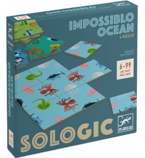 Детска логическа игра Djeco Sologic - Невъзможен океан