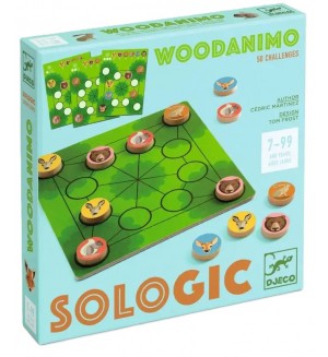 Детска логическа игра Djeco - Woodanimo